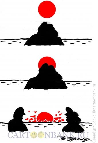 Карикатура: Закат, Эренбург Борис
