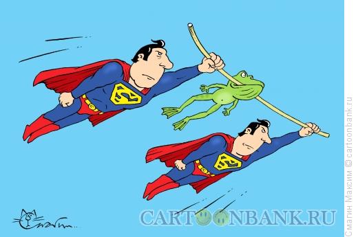 Карикатура: Суперперелет, Смагин Максим