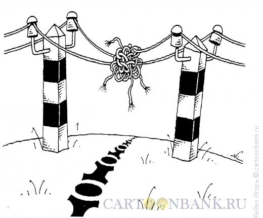 Карикатура: Проблемы на границе, Кийко Игорь