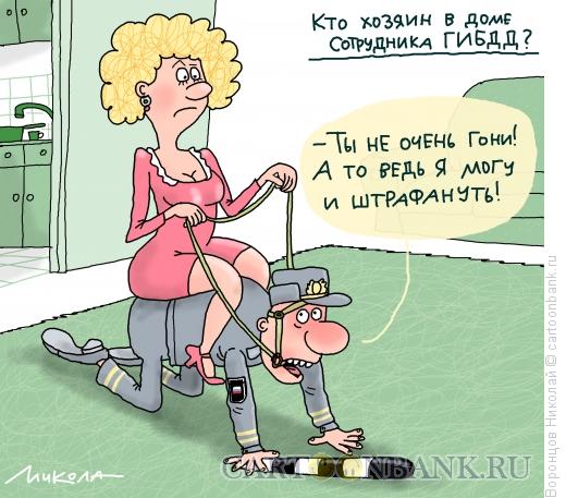Карикатура: Штраф, Воронцов Николай