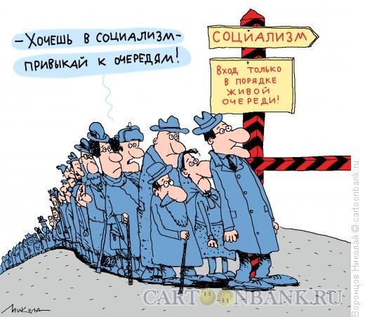 Карикатура: Социализм, Воронцов Николай