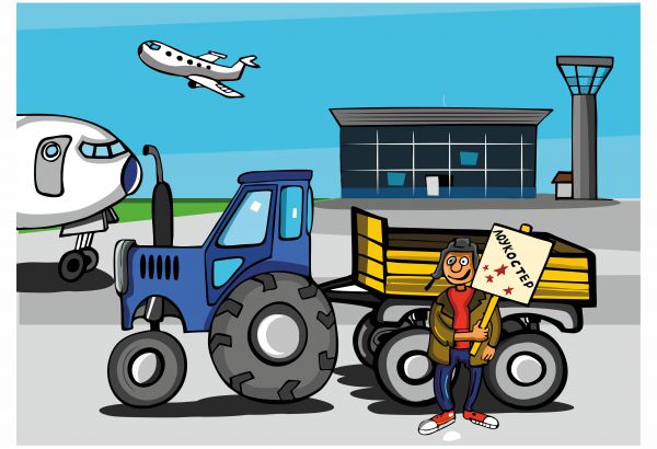 Карикатура: Аэропорт, somnambula