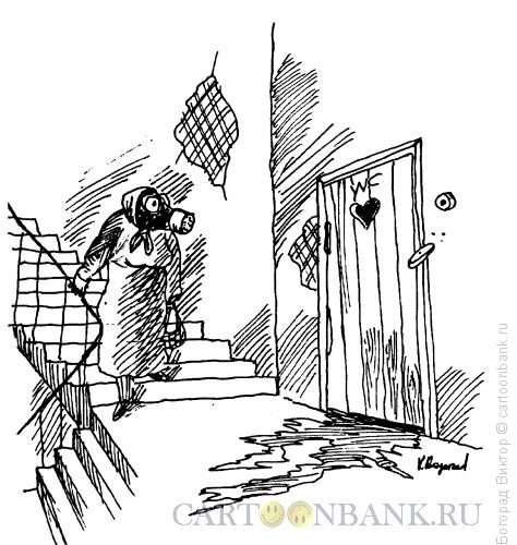 Карикатура: Нехороший лифт, Богорад Виктор