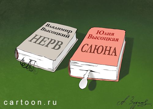 Карикатура: Высоцкий, Александр Зудин