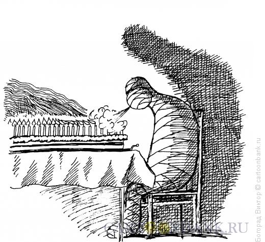 Карикатура: Именинник, Богорад Виктор