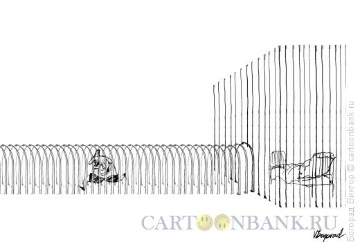Карикатура: Утро хищника, Богорад Виктор