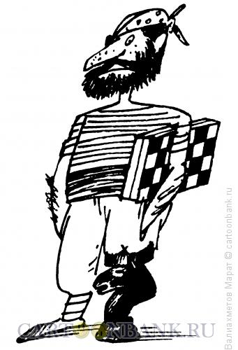 Карикатура: Шахматист, Валиахметов Марат