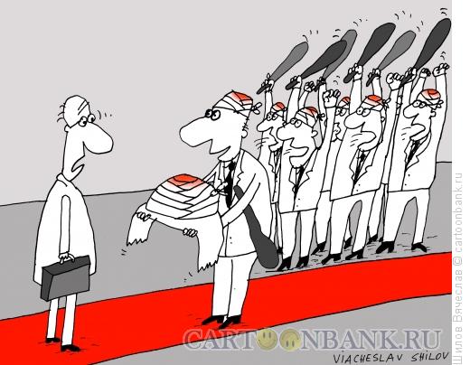Карикатура: Хлеб всему голова, Шилов Вячеслав