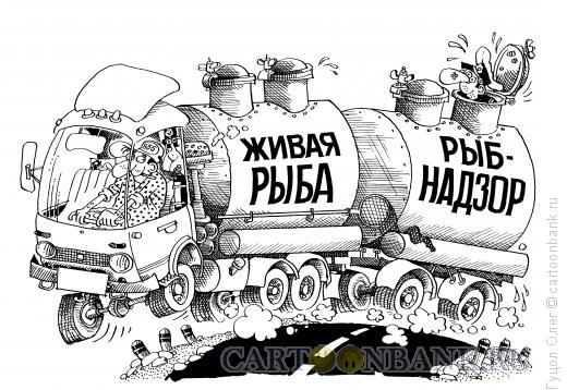 Карикатура: Рыбнадзор, Гуцол Олег