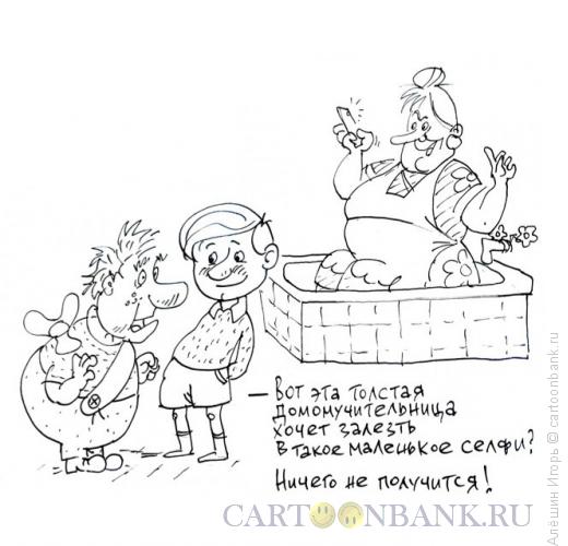 Карикатура: селфи, Алёшин Игорь