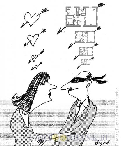 Карикатура: Любовь по расчету, Богорад Виктор