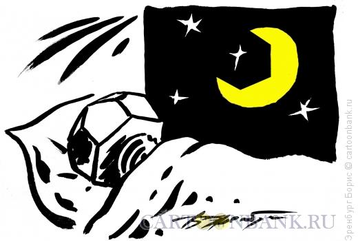 Карикатура: лунатик, Эренбург Борис