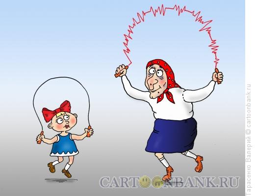 Карикатура: Кардиограмма, Тарасенко Валерий