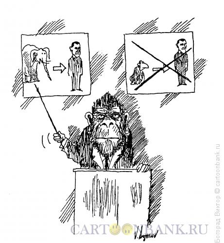 Карикатура: Лектор, Богорад Виктор