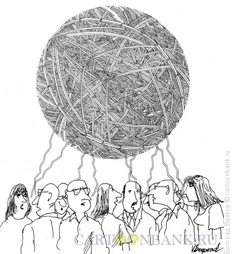 Карикатура: Сплетня, Богорад Виктор