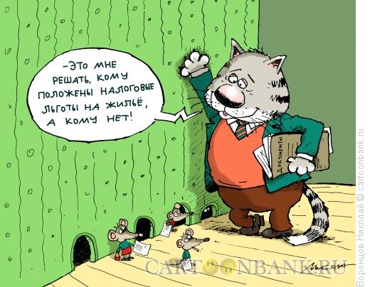 Карикатура: Налоговые льготы, Воронцов Николай