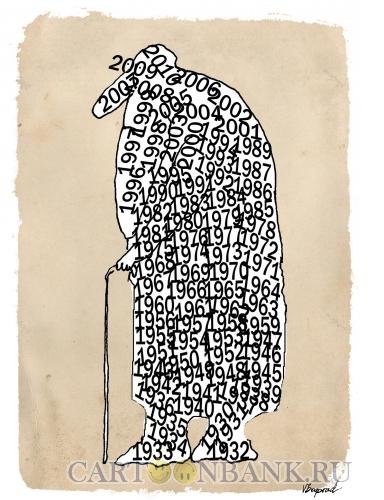 Карикатура: Старик, Богорад Виктор