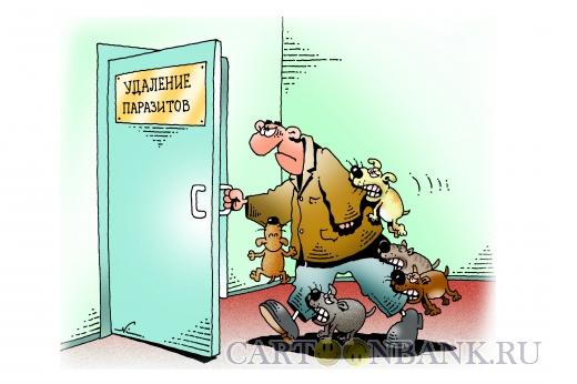 Карикатура: Удаление паразитов, Кийко Игорь