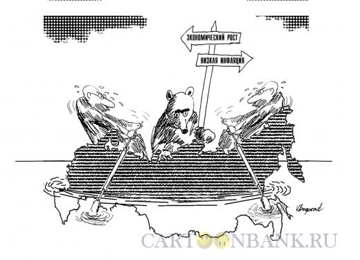 Карикатура: Куда плыть?, Богорад Виктор