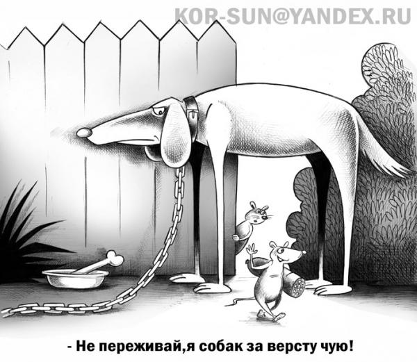 Карикатура: Не переживай, Сергей Корсун