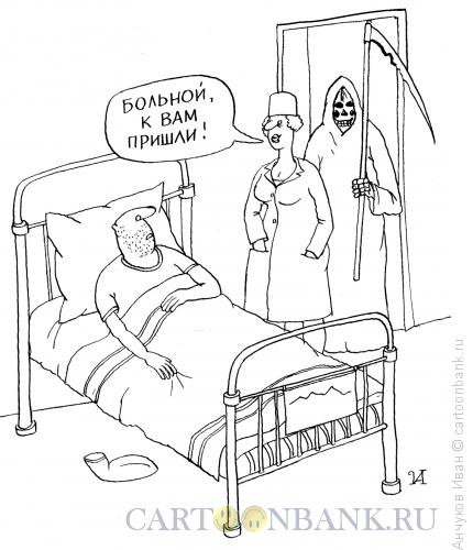 Карикатура: Визит, Анчуков Иван