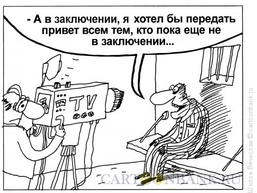 Карикатура: В заключении, Шилов Вячеслав