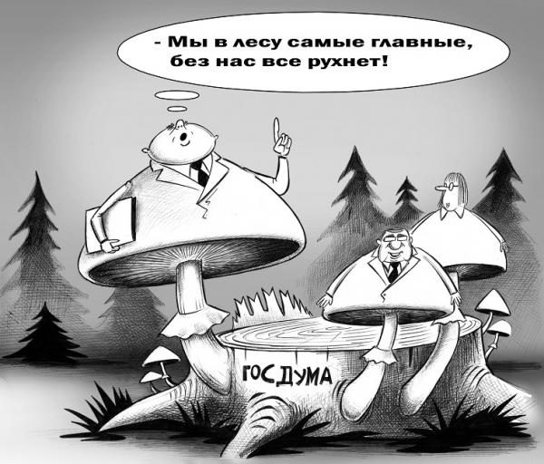 Карикатура: Самые главные, Сергей Корсун