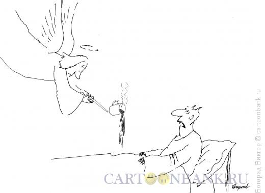 Карикатура: Неуклюжий ангел, Богорад Виктор