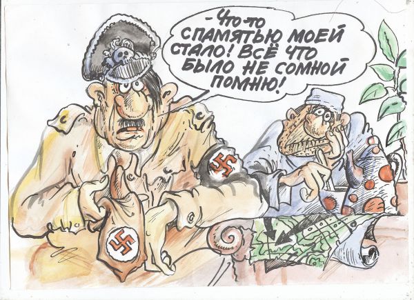 Карикатура: палата номер шесть, Бауржан Избасаров