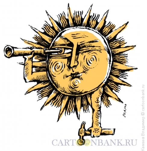 Карикатура: Солнечный удар, Камаев Владимир