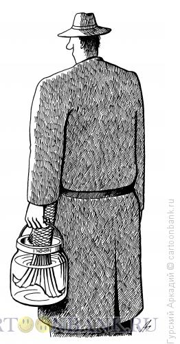 Карикатура: хвост в банке, Гурский Аркадий