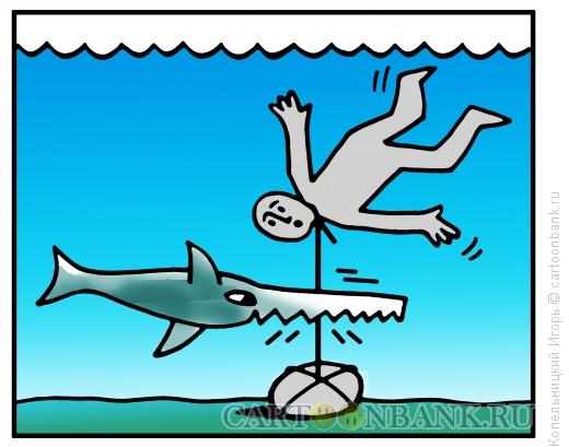 Карикатура: рыба пила, Копельницкий Игорь