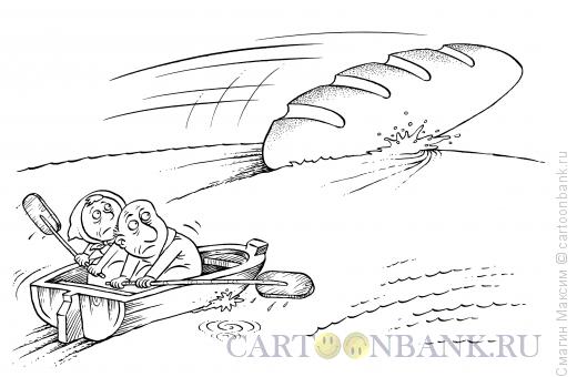 Карикатура: Гонка за батоном, Смагин Максим