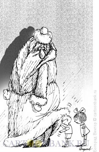 Карикатура: Дед Мороз, Богорад Виктор
