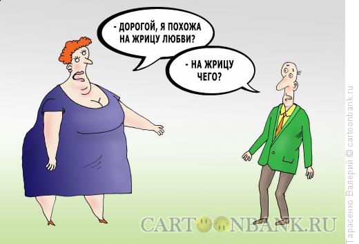 Карикатура: Жрица в теле, Тарасенко Валерий