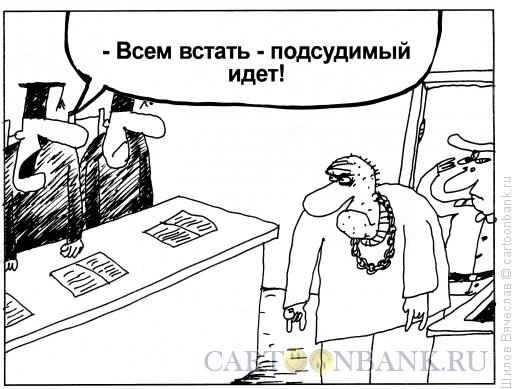 Карикатура: Подсудимый, Шилов Вячеслав