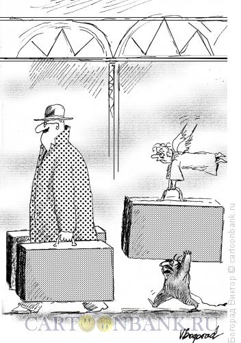 Карикатура: Важный Пассажир, Богорад Виктор