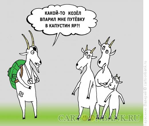 Карикатура: Капустин яр, Тарасенко Валерий