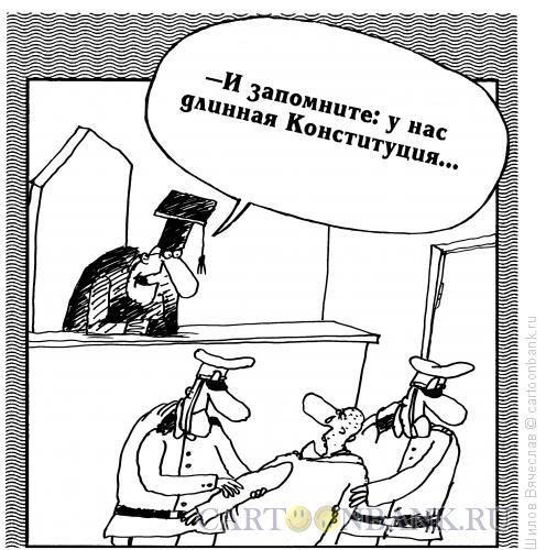 Карикатура: Конституция, Шилов Вячеслав