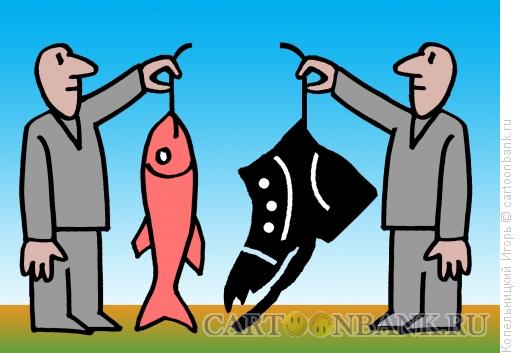 Карикатура: рыба, Копельницкий Игорь
