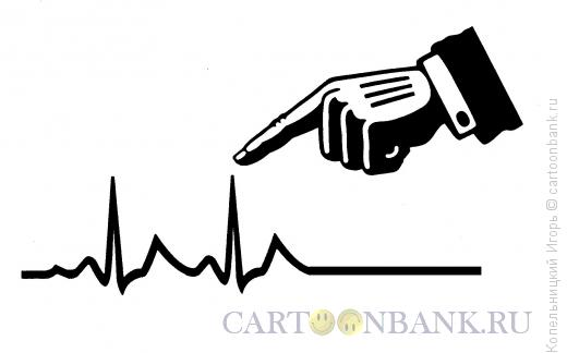Карикатура: кардиограмма, Копельницкий Игорь