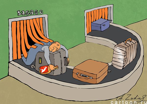 Карикатура: duty free, Александр Зудин