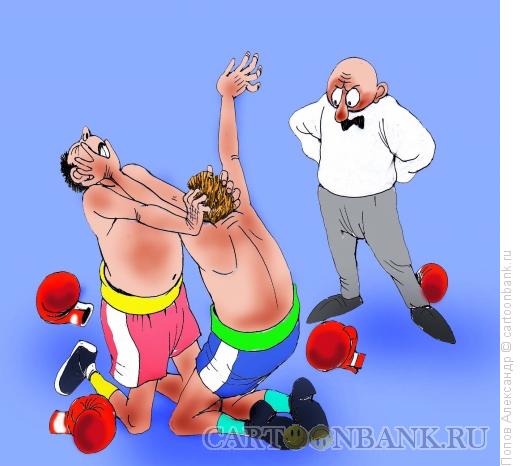 Карикатура: Бокс, Попов Александр