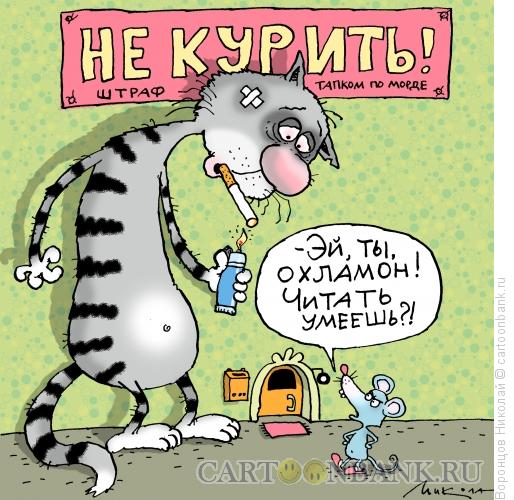 Карикатура: Не курить!, Воронцов Николай