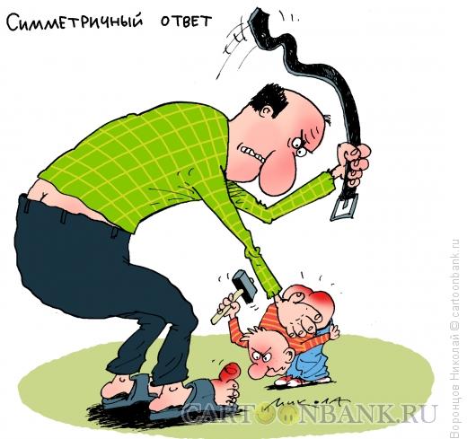 Карикатура: Симметричный ответ, Воронцов Николай