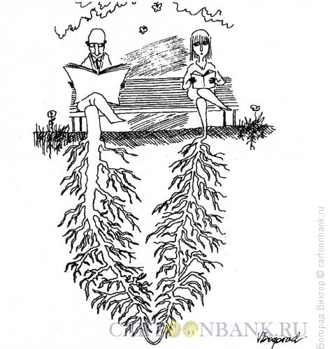 Карикатура: Корни, Богорад Виктор