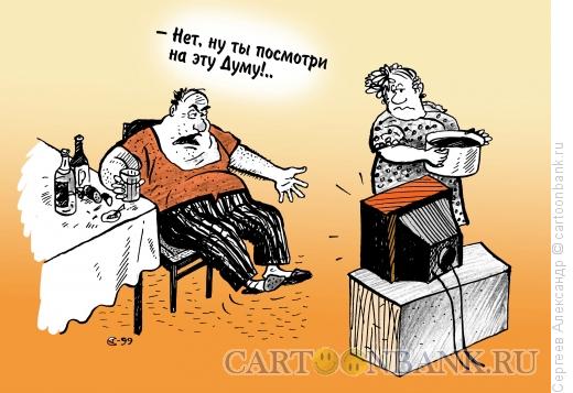 Карикатура: Дума и электорат, Сергеев Александр