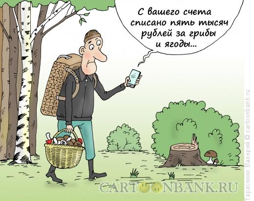 Карикатура: СМС из налоговой, Тарасенко Валерий