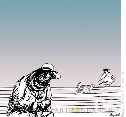 Карикатура: Бездомные, Богорад Виктор