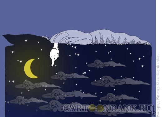 Карикатура: Эротический сон, Богорад Виктор